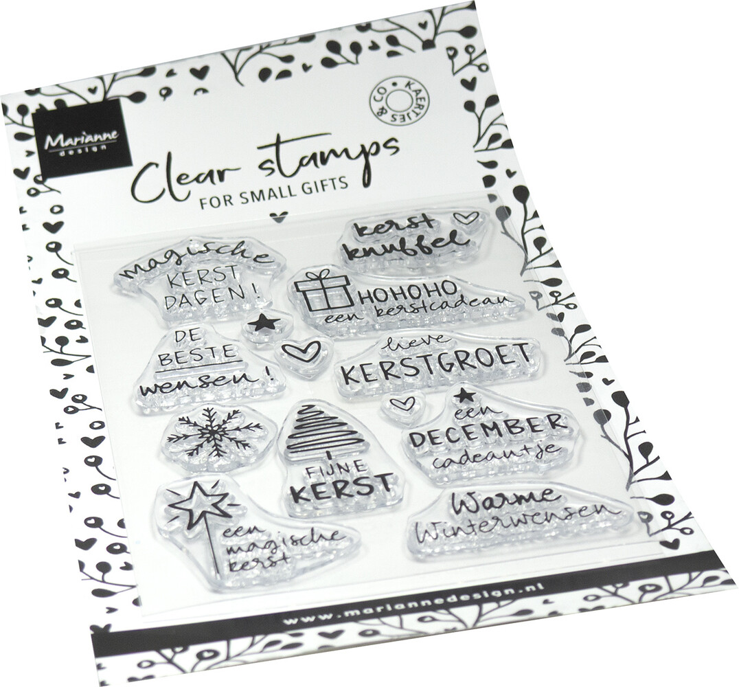 Marianne Design Clear Stamps Kaertjes en Co Kerst (CS1183) Marianne Design Clear Stamps Kaertjes en Co Kerst (CS1183)