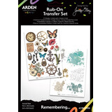 Arden Creative Studio Remembering... 6x8 Inch Rub-On Transfer Set (ACSRO0006)