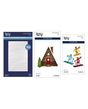 Spellbinders Ski-son's Greetings Dies and 3D Folder Bundle (BD-1010) Spellbinders Ski-son's Greetings Dies and 3D Folder Bundle (BD-1010)