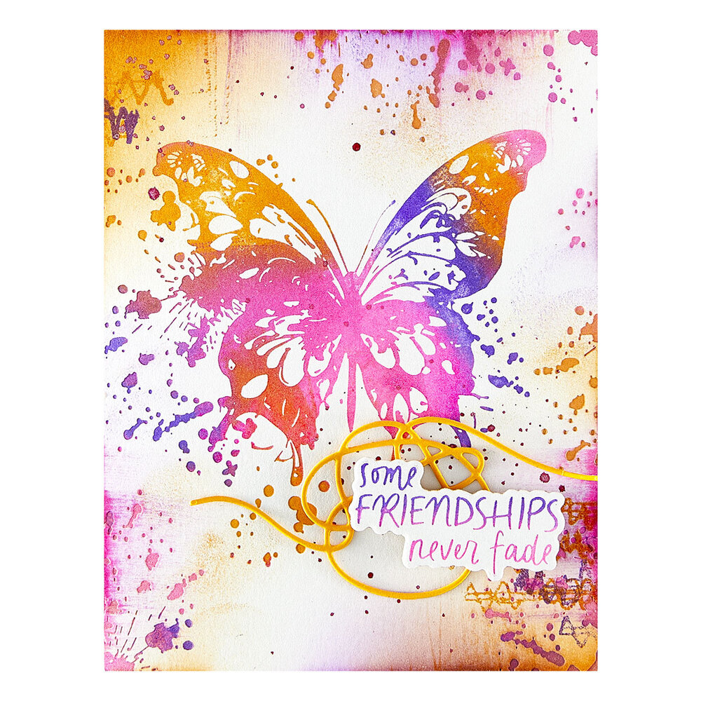 Spellbinders Beautifully Imperfect BetterPress Plate & Die Set Butterfly Splatter (BP-323) Spellbinders Beautifully Imperfect BetterPress Plate & Die Set Butterfly Splatter (BP-323)