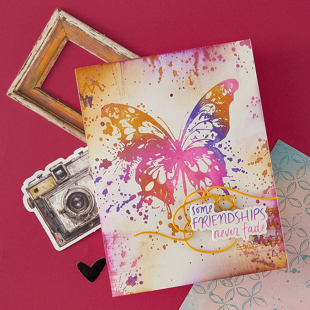 Spellbinders Beautifully Imperfect BetterPress Plate & Die Set Butterfly Splatter (BP-323) Spellbinders Beautifully Imperfect BetterPress Plate & Die Set Butterfly Splatter (BP-323)
