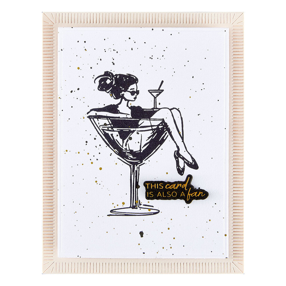 Spellbinders Happier Hour BetterPress Plate & Die Set Martini Mood (BP-326) Spellbinders Happier Hour BetterPress Plate & Die Set Martini Mood (BP-326)