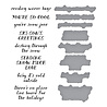 Spellbinders Ski-son's Greetings BetterPress Plate & Die Set Ski-son's Greetings Sentiments (BP-335) Spellbinders Ski-son's Greetings BetterPress Plate & Die Set Ski-son's Greetings Sentiments (BP-335)