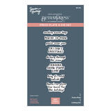 Spellbinders Ski-son's Greetings BetterPress Plate & Die Set Ski-son's Greetings Sentiments (BP-335) Spellbinders Ski-son's Greetings BetterPress Plate & Die Set Ski-son's Greetings Sentiments (BP-335)