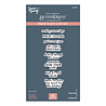 Spellbinders Ski-son's Greetings BetterPress Plate & Die Set Ski-son's Greetings Sentiments (BP-335) Spellbinders Ski-son's Greetings BetterPress Plate & Die Set Ski-son's Greetings Sentiments (BP-335)