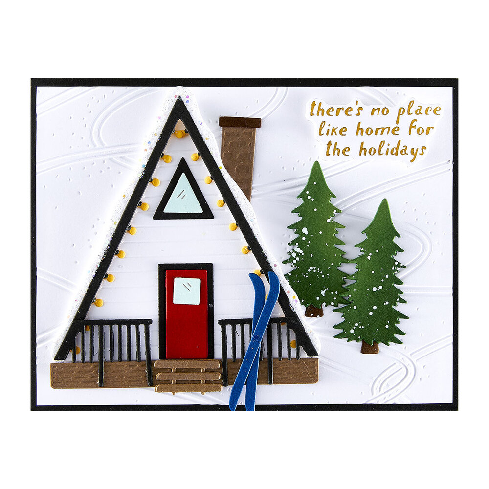 Spellbinders Ski-son's Greetings BetterPress Plate & Die Set Ski-son's Greetings Sentiments (BP-335) Spellbinders Ski-son's Greetings BetterPress Plate & Die Set Ski-son's Greetings Sentiments (BP-335)