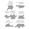 Spellbinders Happier Hour BetterPress Plate & Die Set Sip Sip Ole Sentiments (BP-337) Spellbinders Happier Hour BetterPress Plate & Die Set Sip Sip Ole Sentiments (BP-337)