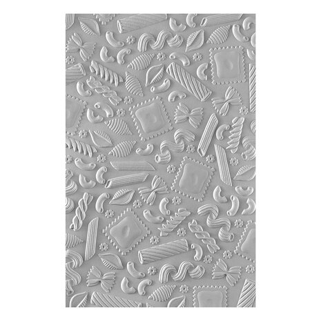 Spellbinders Buon Appetito 3D Embossing Folder Al Dente (E3D-137) Spellbinders Buon Appetito 3D Embossing Folder Al Dente (E3D-137)