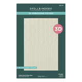 Spellbinders Tabbed Classics 3D Embossing Folder Polka Dot & Posy Duo (E3D-143)