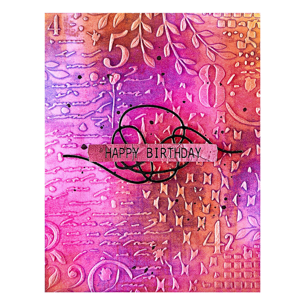 Spellbinders Beautifully Imperfect 3D Embossing Folder Distress Mix (E3D-155) Spellbinders Beautifully Imperfect 3D Embossing Folder Distress Mix (E3D-155)