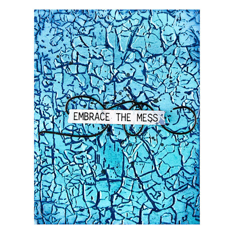 Spellbinders Beautifully Imperfect 3D Embossing Folder Crackle Paint (E3D-156) Spellbinders Beautifully Imperfect 3D Embossing Folder Crackle Paint (E3D-156)