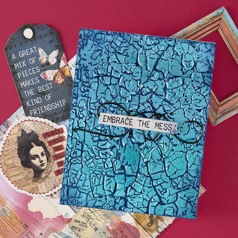 Spellbinders Beautifully Imperfect 3D Embossing Folder Crackle Paint (E3D-156) Spellbinders Beautifully Imperfect 3D Embossing Folder Crackle Paint (E3D-156)