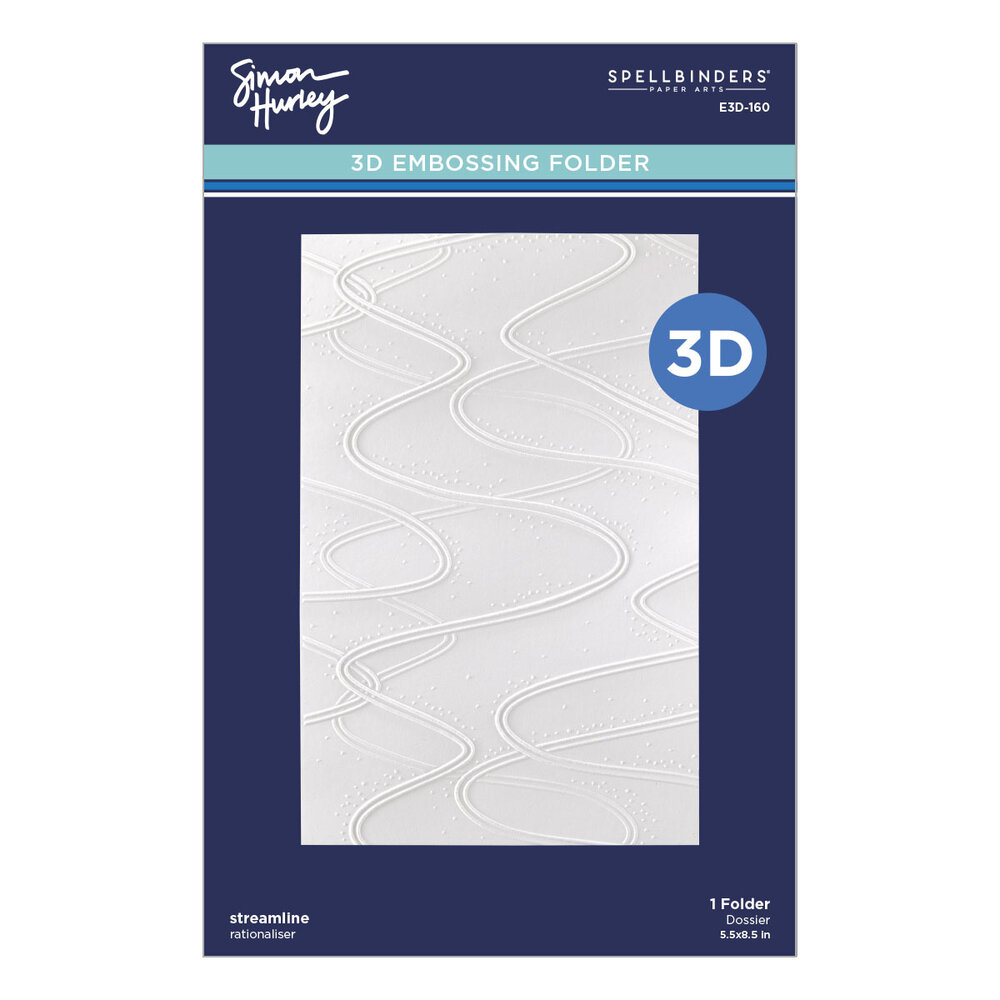 Spellbinders Ski-son's Greetings 3D Embossing Folder Streamline (E3D-160) Spellbinders Ski-son's Greetings 3D Embossing Folder Streamline (E3D-160)