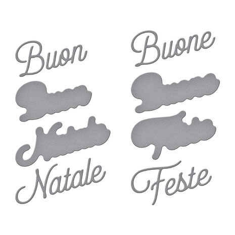 Spellbinders International Holiday Sentiments Etched Dies Italian Holiday Sentiments (S2-454) Spellbinders International Holiday Sentiments Etched Dies Italian Holiday Sentiments (S2-454)