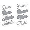 Spellbinders International Holiday Sentiments Etched Dies Italian Holiday Sentiments (S2-454) Spellbinders International Holiday Sentiments Etched Dies Italian Holiday Sentiments (S2-454)