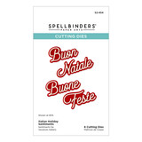 Spellbinders International Holiday Sentiments Etched Dies Italian Holiday Sentiments (S2-454)