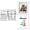 Spellbinders Ski-son's Greetings Etched Dies Hit the Slopes (S3-563) Spellbinders Ski-son's Greetings Etched Dies Hit the Slopes (S3-563)