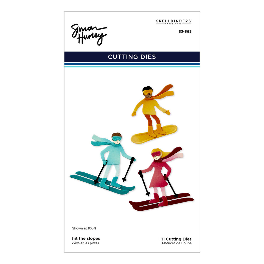 Spellbinders Ski-son's Greetings Etched Dies Hit the Slopes (S3-563) Spellbinders Ski-son's Greetings Etched Dies Hit the Slopes (S3-563)