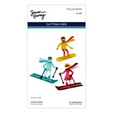 Spellbinders Ski-son's Greetings Etched Dies Hit the Slopes (S3-563)