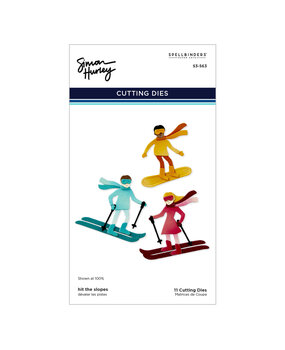 Spellbinders Ski-son's Greetings Etched Dies Hit the Slopes (S3-563) Spellbinders Ski-son's Greetings Etched Dies Hit the Slopes (S3-563)
