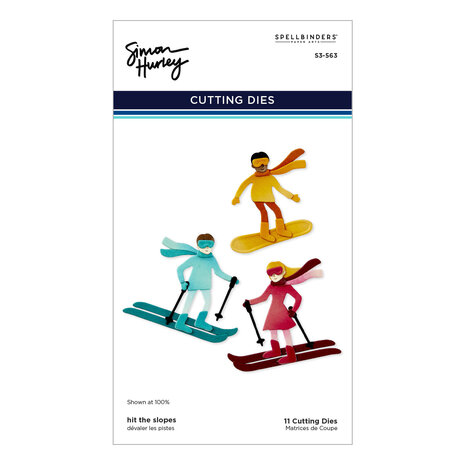 Spellbinders Ski-son's Greetings Etched Dies Hit the Slopes (S3-563) Spellbinders Ski-son's Greetings Etched Dies Hit the Slopes (S3-563)