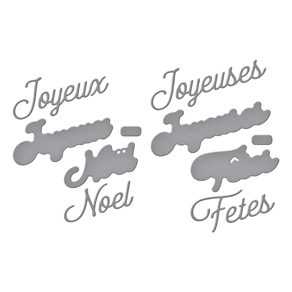 Spellbinders International Holiday Sentiments Etched Dies French Holiday Sentiments (S3-566) Spellbinders International Holiday Sentiments Etched Dies French Holiday Sentiments (S3-566)