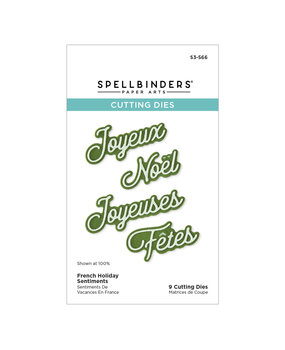 Spellbinders International Holiday Sentiments Etched Dies French Holiday Sentiments (S3-566) Spellbinders International Holiday Sentiments Etched Dies French Holiday Sentiments (S3-566)