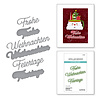 Spellbinders International Holiday Sentiments Etched Dies German Holiday Sentiments (S3-567) Spellbinders International Holiday Sentiments Etched Dies German Holiday Sentiments (S3-567)