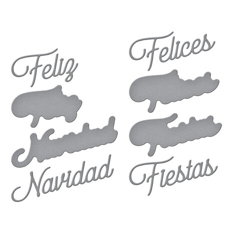 Spellbinders International Holiday Sentiments Etched Dies Spanish Holiday Sentiments (S3-568) Spellbinders International Holiday Sentiments Etched Dies Spanish Holiday Sentiments (S3-568)