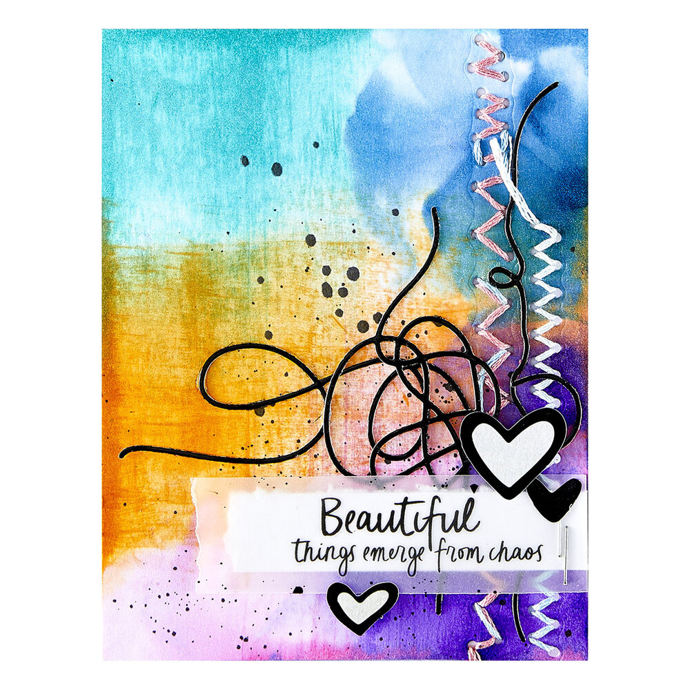 Spellbinders Beautifully Imperfect Etched Dies Tangled Threads (S4-1481) Spellbinders Beautifully Imperfect Etched Dies Tangled Threads (S4-1481)