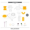 Spellbinders Buon Appetito Etched Dies Pasta Friends (S4-1494) Spellbinders Buon Appetito Etched Dies Pasta Friends (S4-1494)