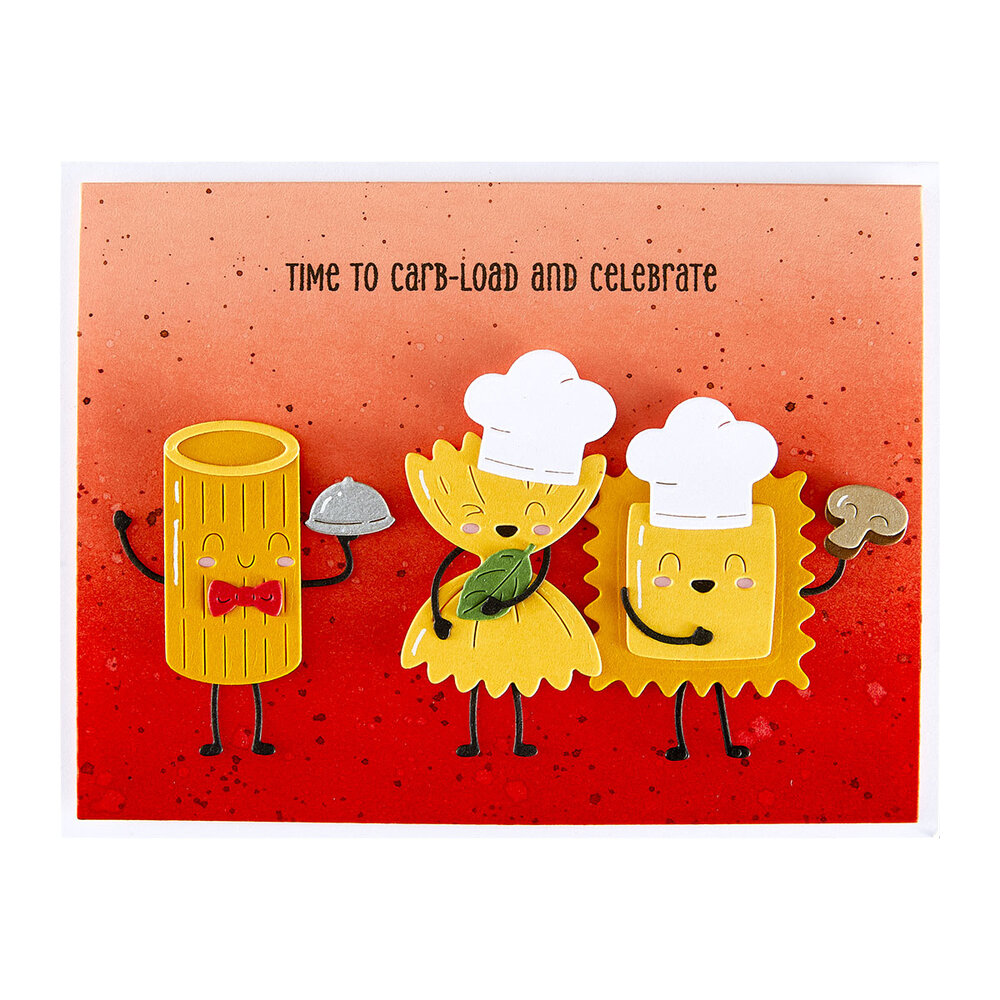 Spellbinders Buon Appetito Etched Dies Pasta Friends (S4-1494) Spellbinders Buon Appetito Etched Dies Pasta Friends (S4-1494)
