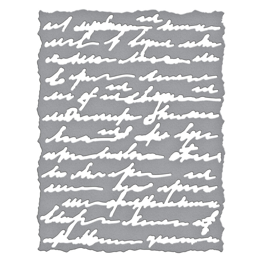 Spellbinders Beautifully Imperfect Etched Dies Deckled Edge Script (S5-710) Spellbinders Beautifully Imperfect Etched Dies Deckled Edge Script (S5-710)