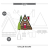 Spellbinders Ski-son's Greetings Etched Dies Ski Lodge (S5-717) Spellbinders Ski-son's Greetings Etched Dies Ski Lodge (S5-717)
