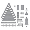 Spellbinders Ski-son's Greetings Etched Dies Ski Lodge (S5-717) Spellbinders Ski-son's Greetings Etched Dies Ski Lodge (S5-717)