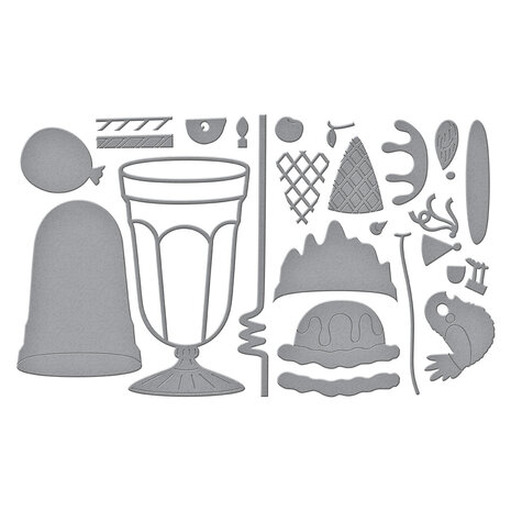 Spellbinders Happier Hour Etched Dies Fountain Wishes (S5-725) Spellbinders Happier Hour Etched Dies Fountain Wishes (S5-725)