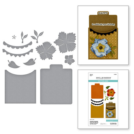 Spellbinders Tabbed Classics Etched Dies Essential Envelope Every Day Add-Ons (S6-260) Spellbinders Tabbed Classics Etched Dies Essential Envelope Every Day Add-Ons (S6-260)