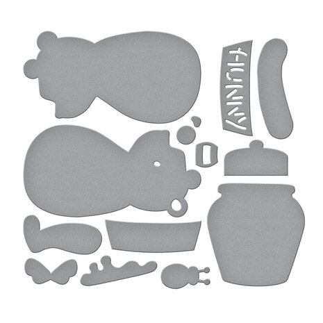 Spellbinders Stitched Classic Pooh Etched Dies (S6-263) Spellbinders Stitched Classic Pooh Etched Dies (S6-263)