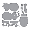 Spellbinders Stitched Classic Pooh Etched Dies (S6-263) Spellbinders Stitched Classic Pooh Etched Dies (S6-263)