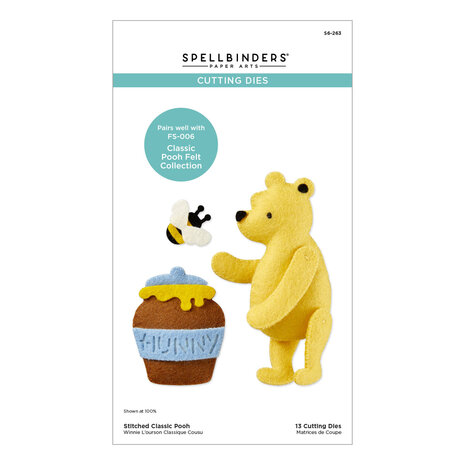 Spellbinders Stitched Classic Pooh Etched Dies (S6-263) Spellbinders Stitched Classic Pooh Etched Dies (S6-263)