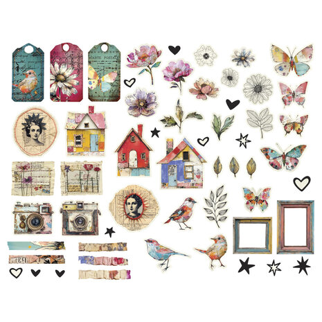 Spellbinders Beautifully Imperfect Die Cut Shapes (110pcs) (SCSE-024) Spellbinders Beautifully Imperfect Die Cut Shapes (110pcs) (SCSE-024)