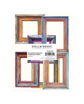 Spellbinders Beautifully Imperfect Chipboard Frames (6pcs) (SCSE-026) Spellbinders Beautifully Imperfect Chipboard Frames (6pcs) (SCSE-026)
