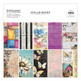 Spellbinders Beautifully Imperfect 12x12 Inch Printed Paper Pack (SCSP-023)