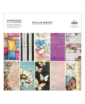Spellbinders Beautifully Imperfect 12x12 Inch Printed Paper Pack (SCSP-023) Spellbinders Beautifully Imperfect 12x12 Inch Printed Paper Pack (SCSP-023)