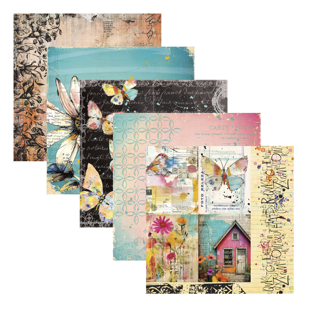 Spellbinders Beautifully Imperfect 12x12 Inch Printed Paper Pack (SCSP-023) Spellbinders Beautifully Imperfect 12x12 Inch Printed Paper Pack (SCSP-023)