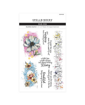 Spellbinders Beautifully Imperfect Rub Ons Beautifully Imperfect (SCSR-006) Spellbinders Beautifully Imperfect Rub Ons Beautifully Imperfect (SCSR-006)