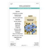 Spellbinders Tabbed Classics Clear Stamp & Die Set Tabbed In & Out Sentiments (SDS-207)