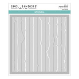 Spellbinders Beautifully Imperfect Stencils Tattered Stripes (STN-111)
