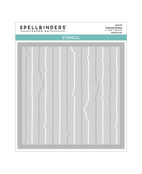 Spellbinders Beautifully Imperfect Stencils Tattered Stripes (STN-111) Spellbinders Beautifully Imperfect Stencils Tattered Stripes (STN-111)