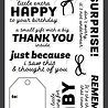 Hero Arts Best Gift Ever Clear Stamp Set Just Because (CM820) Hero Arts Best Gift Ever Clear Stamp Set Just Because (CM820)
